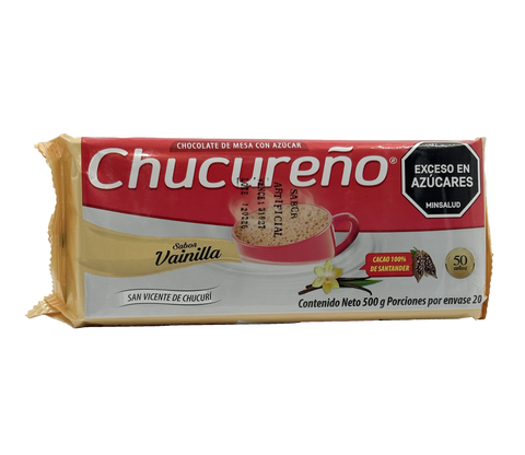 Chocolate de Mesa Chucureño Vainilla