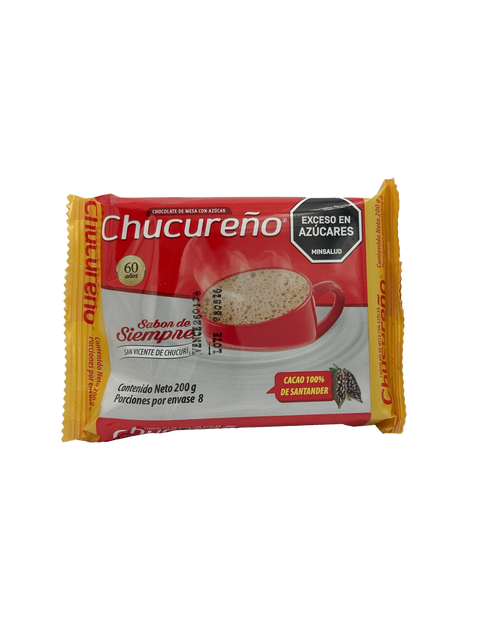 Chocolate de Mesa Artesanal con Azúcar Chucureño